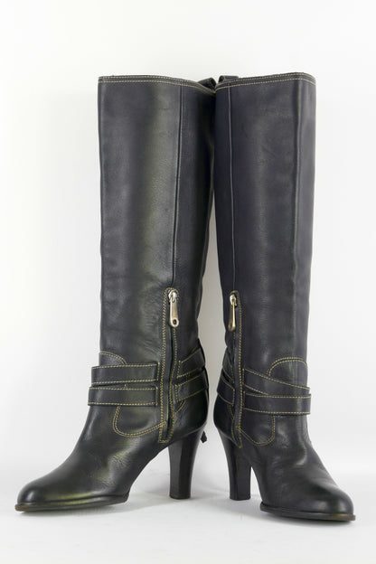 BUUTS Bally Stiefel Leder schwarz 223019-4