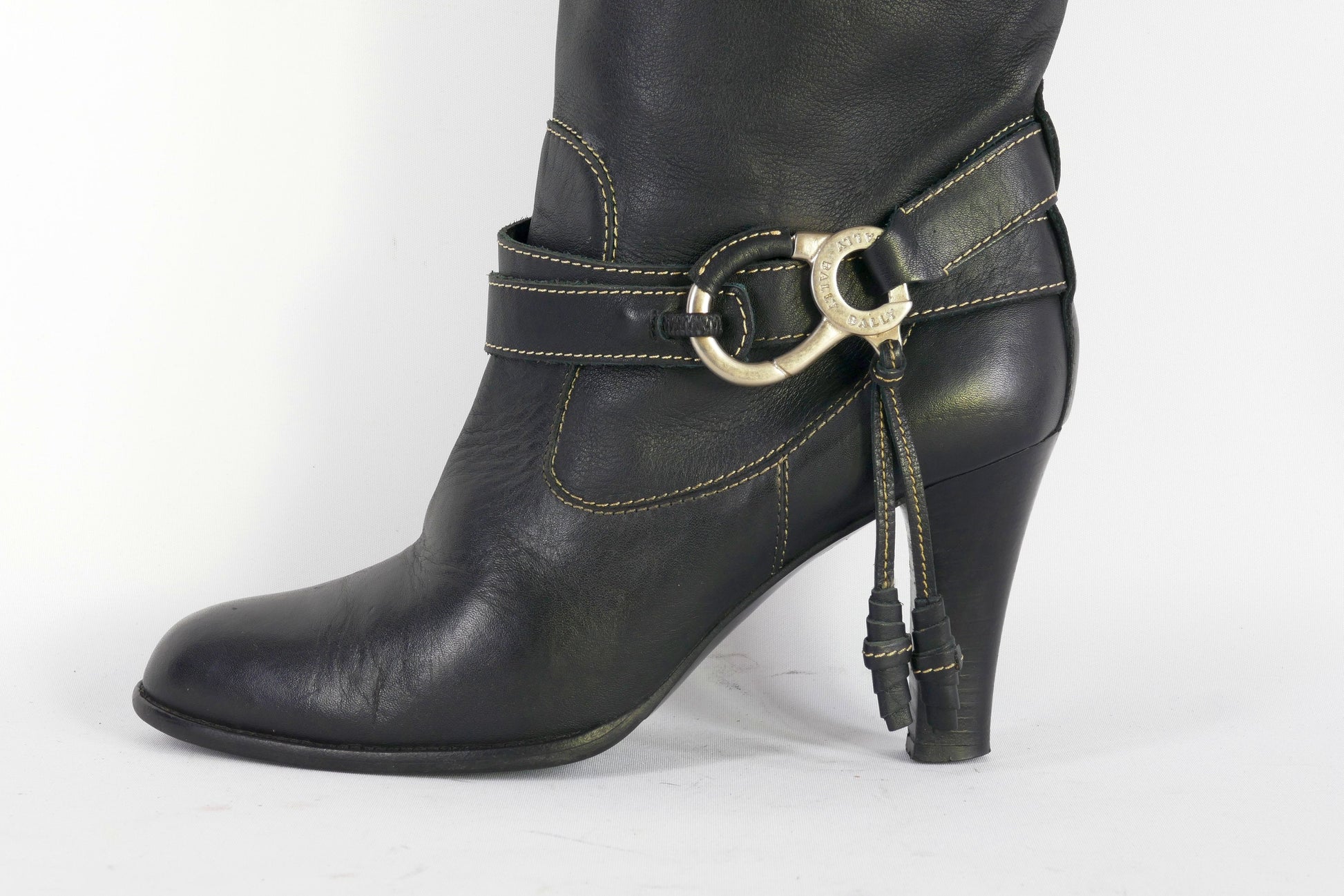 BUUTS Bally Stiefel Leder schwarz 223019-9