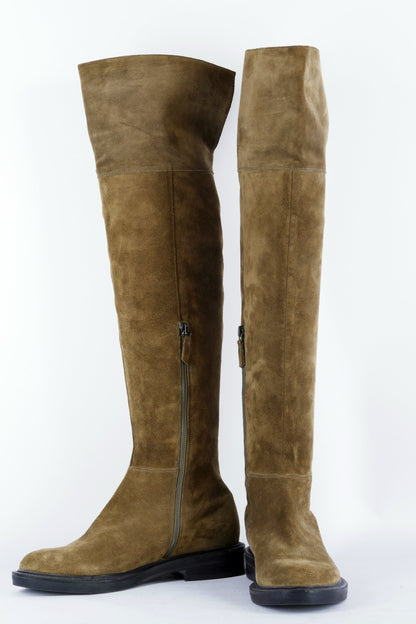 BUUTS Kennel&Schmenger Hohe Stiefel Wildleder braun 223020-4