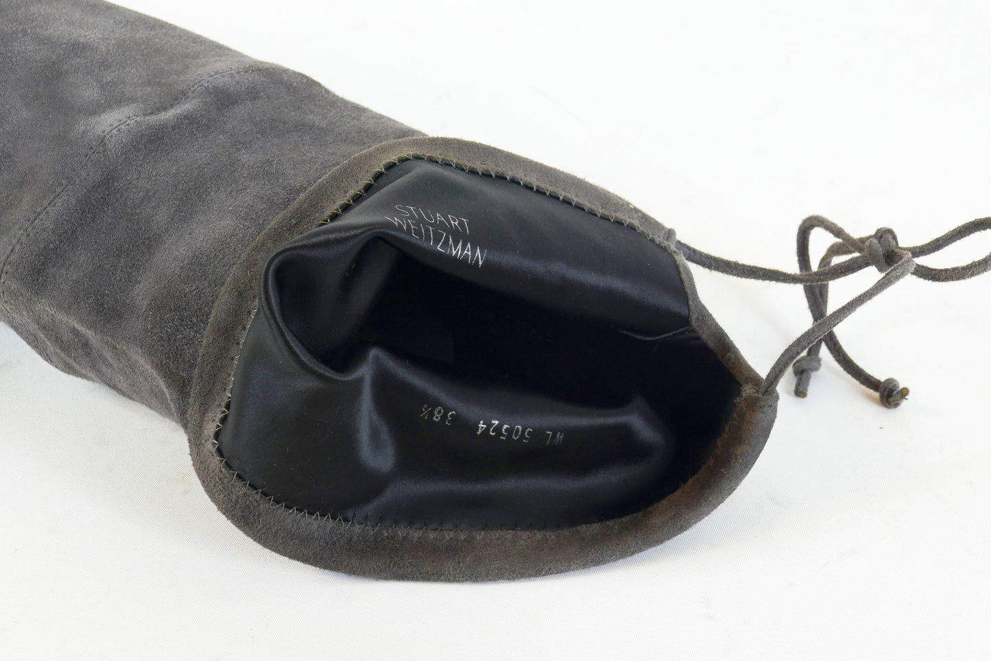 BUUTS Stuart Weitzmann Overknees Wildleder anthrazit 223021-11