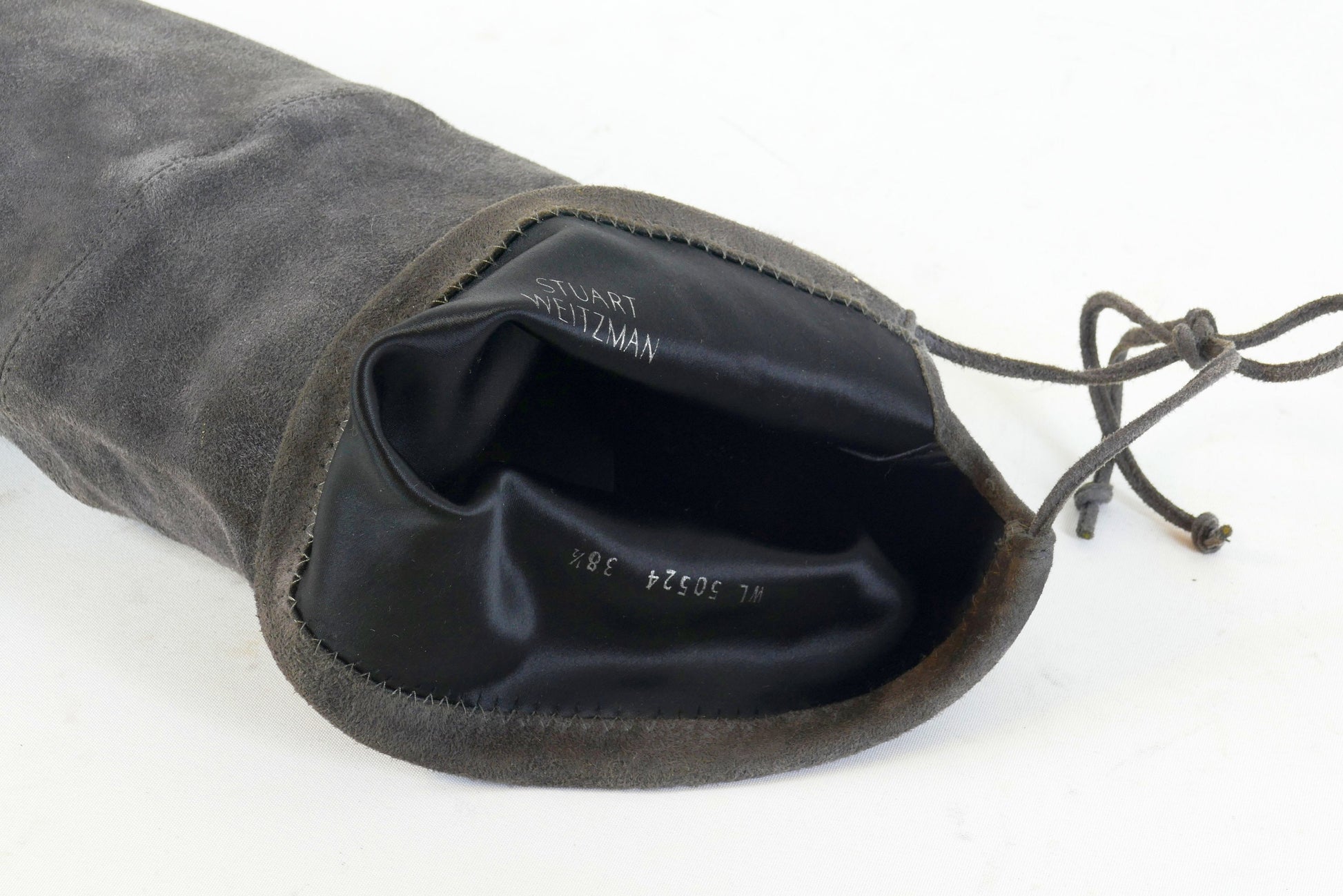 BUUTS Stuart Weitzmann Overknees Wildleder anthrazit 223021-11