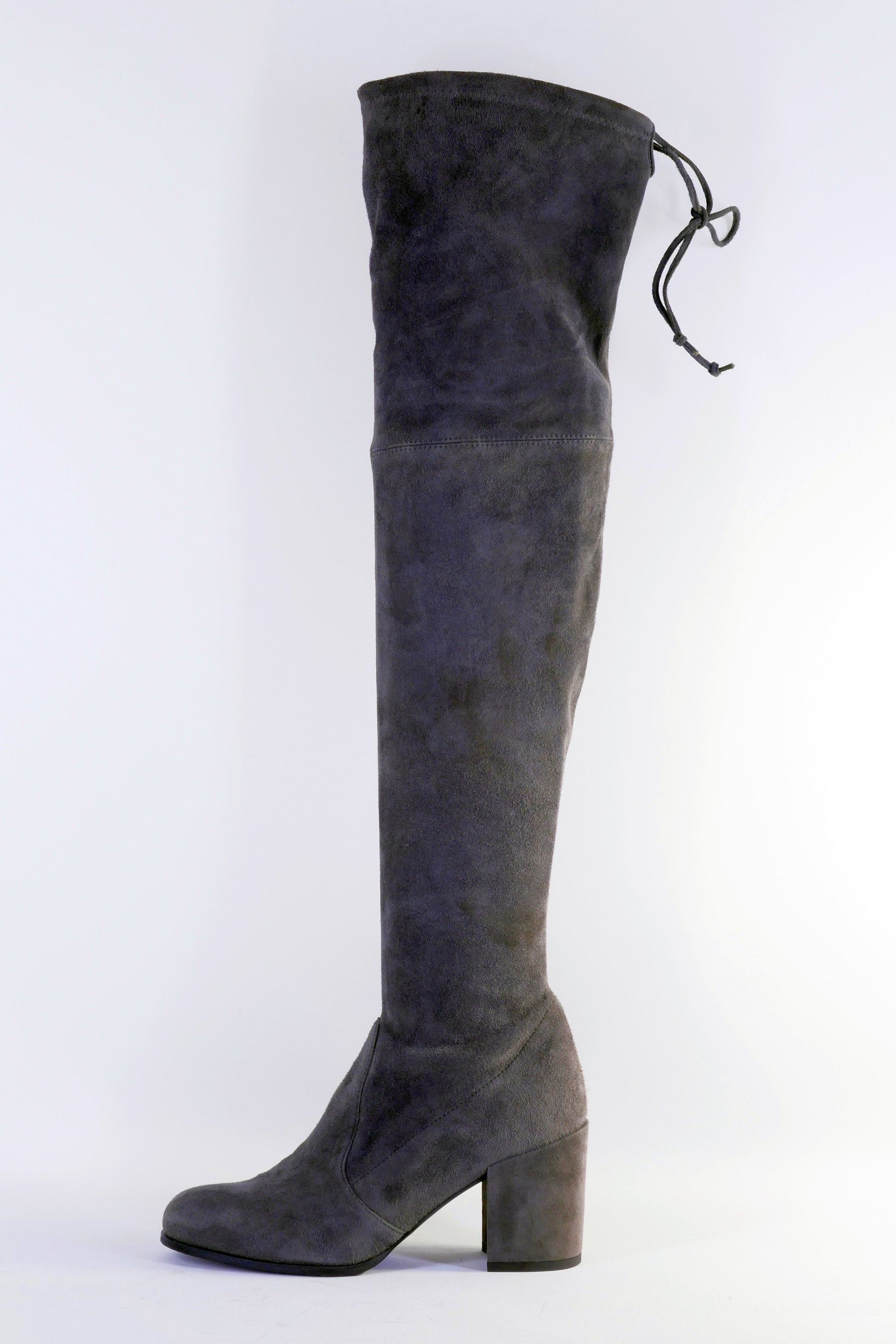 BUUTS Stuart Weitzmann Overknees Wildleder anthrazit 223021-1