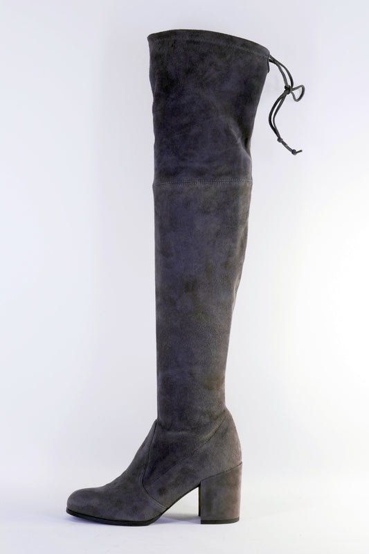 BUUTS Stuart Weitzmann Overknees Wildleder anthrazit 223021-1