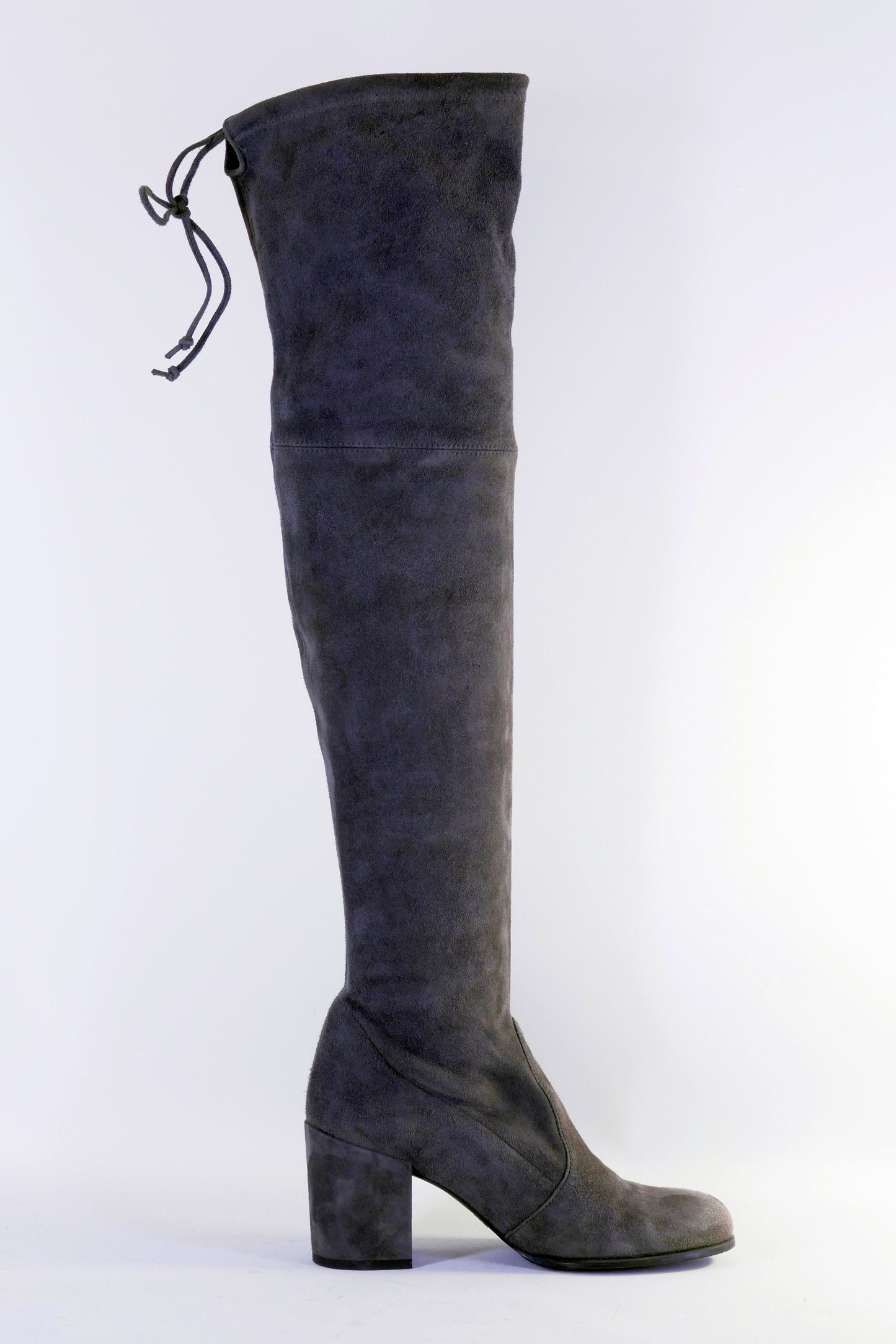 BUUTS Stuart Weitzmann Overknees Wildleder anthrazit 223021-3