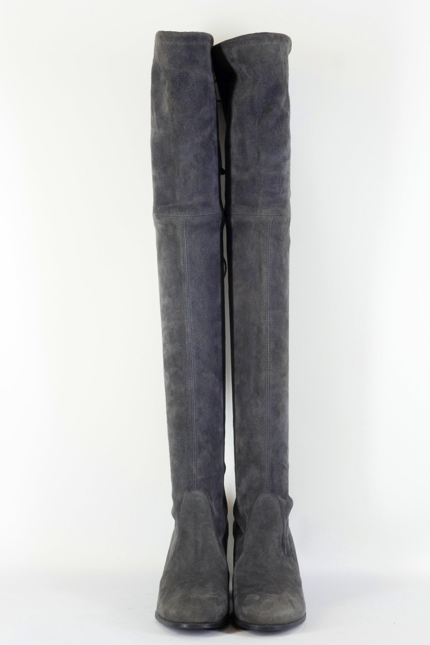 BUUTS Stuart Weitzmann Overknees Wildleder anthrazit 223021-5