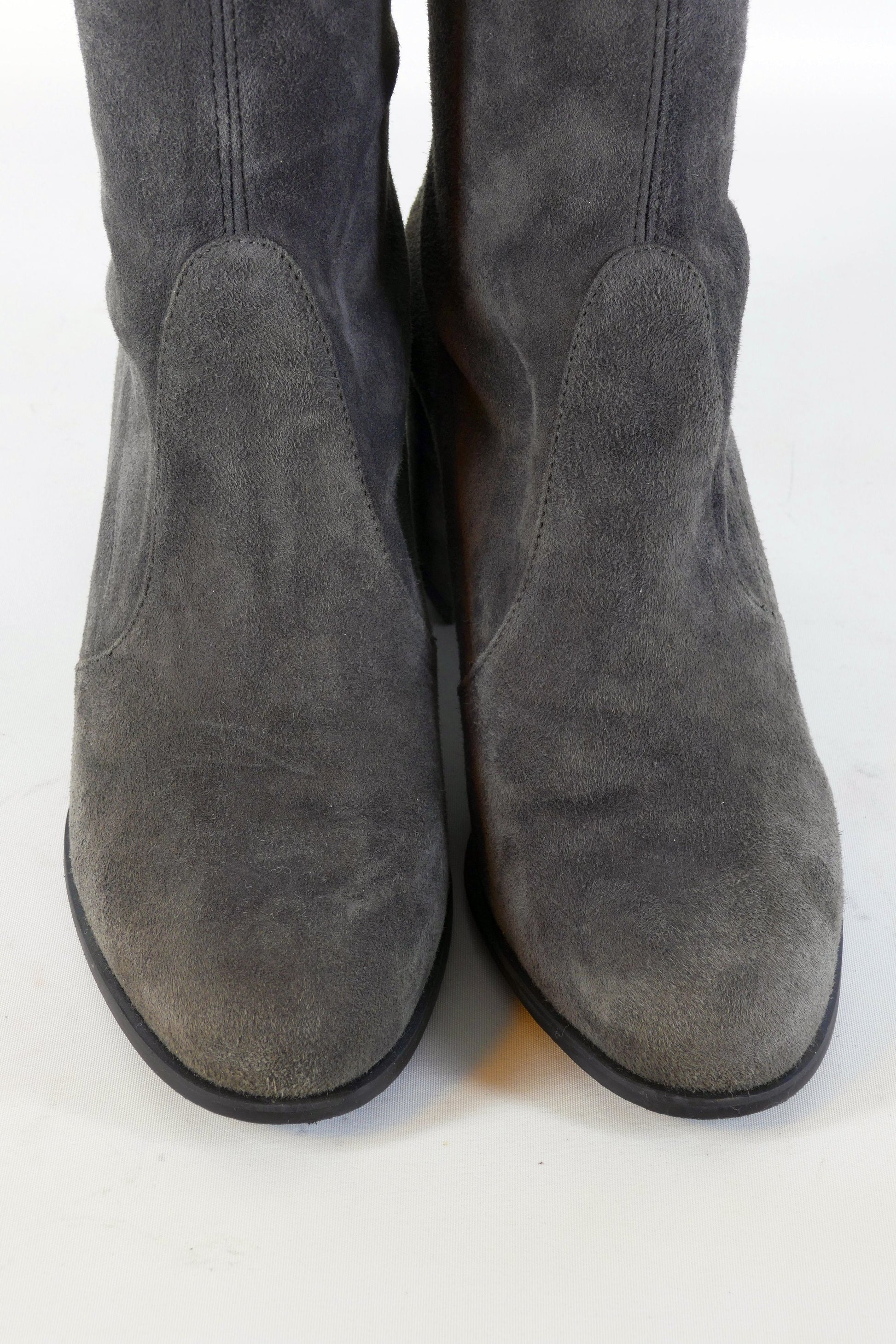 BUUTS Stuart Weitzmann Overknees Wildleder anthrazit 223021-8