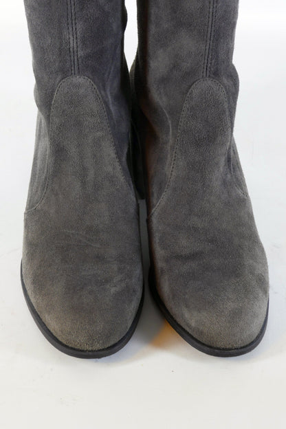 BUUTS Stuart Weitzmann Overknees Wildleder anthrazit 223021-8