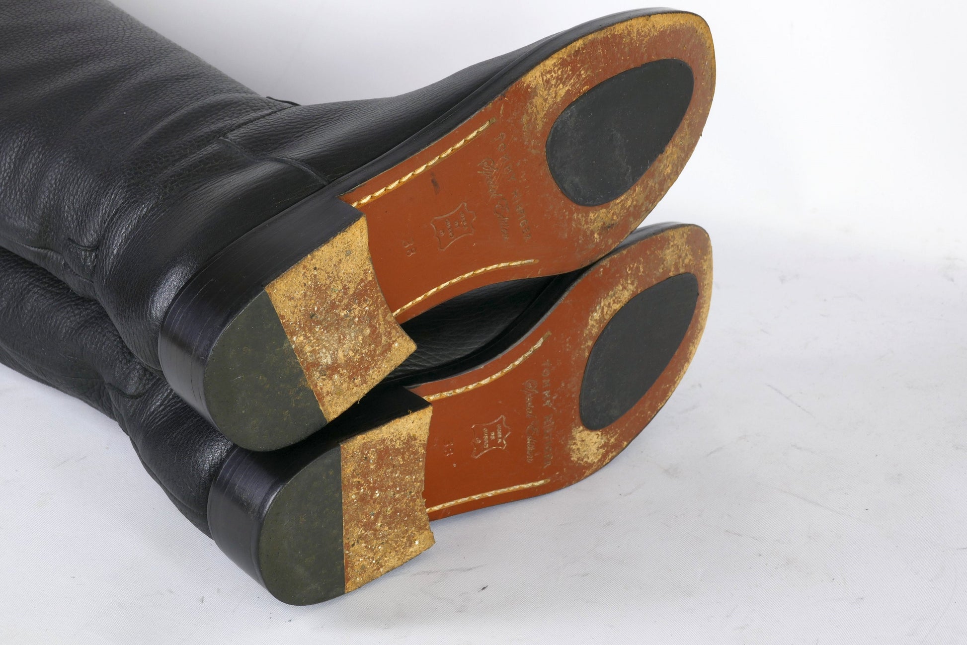 BUUTS Tommy Hilfiger Overknees Leder schwarz 223024-10