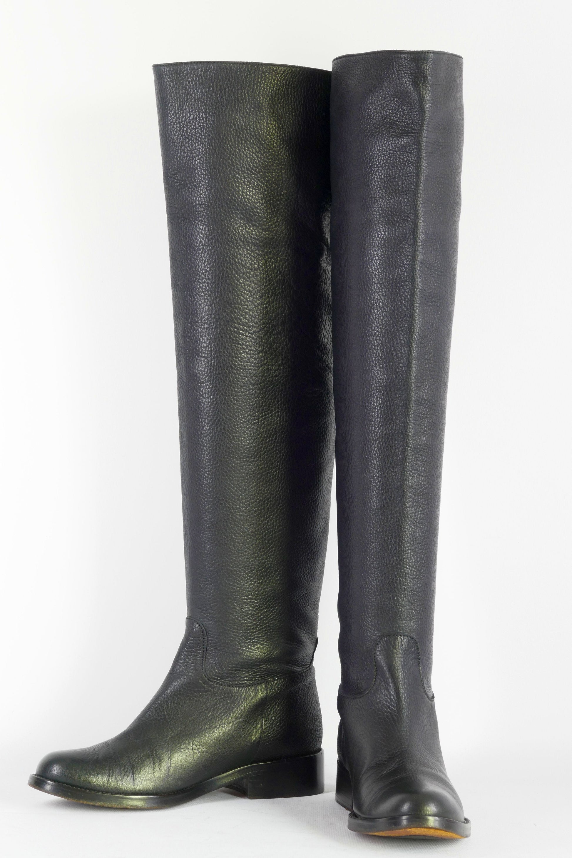 BUUTS Tommy Hilfiger Overknees Leder schwarz 223024-4