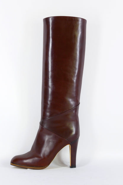 BUUTS Vintage Italia Vintage-Stiefel Leder kastanie 223025-1