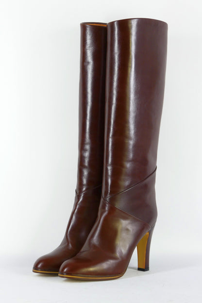 BUUTS Vintage Italia Vintage-Stiefel Leder kastanie 223025-2