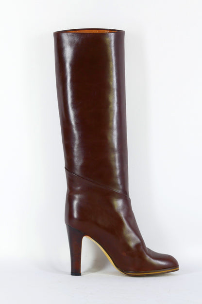 BUUTS Vintage Italia Vintage-Stiefel Leder kastanie 223025-3