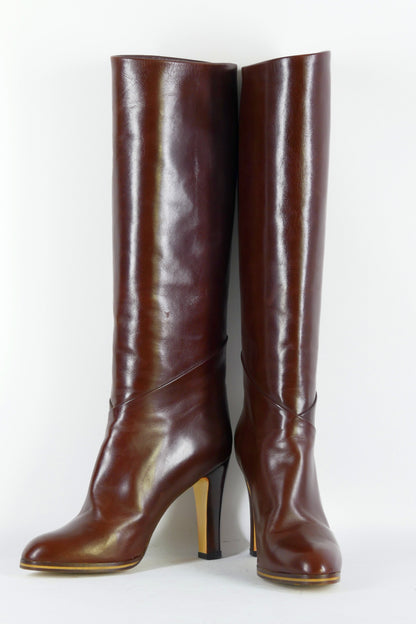 BUUTS Vintage Italia Vintage-Stiefel Leder kastanie 223025-4