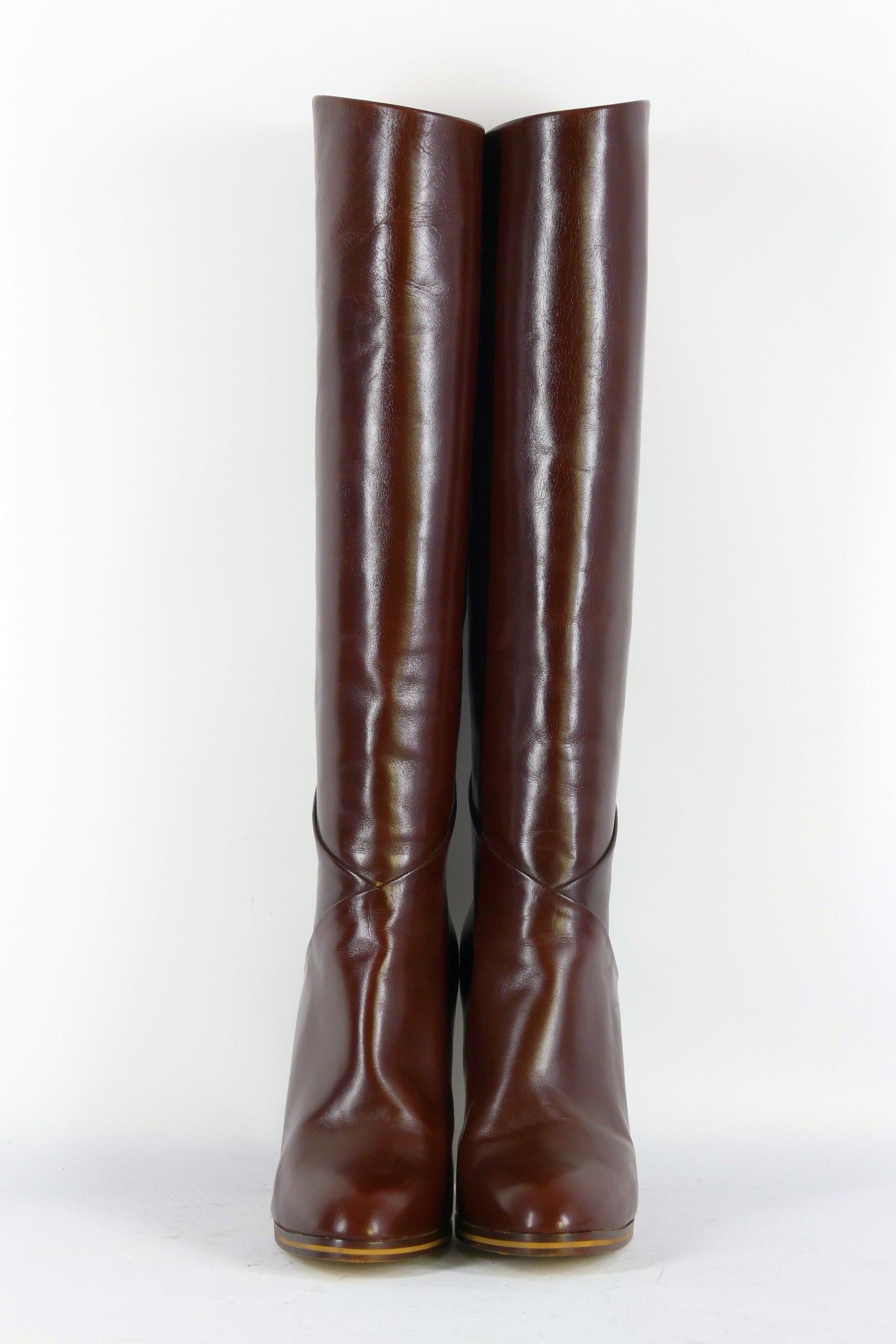 BUUTS Vintage Italia Vintage-Stiefel Leder kastanie 223025-5