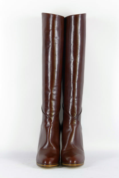 BUUTS Vintage Italia Vintage-Stiefel Leder kastanie 223025-5