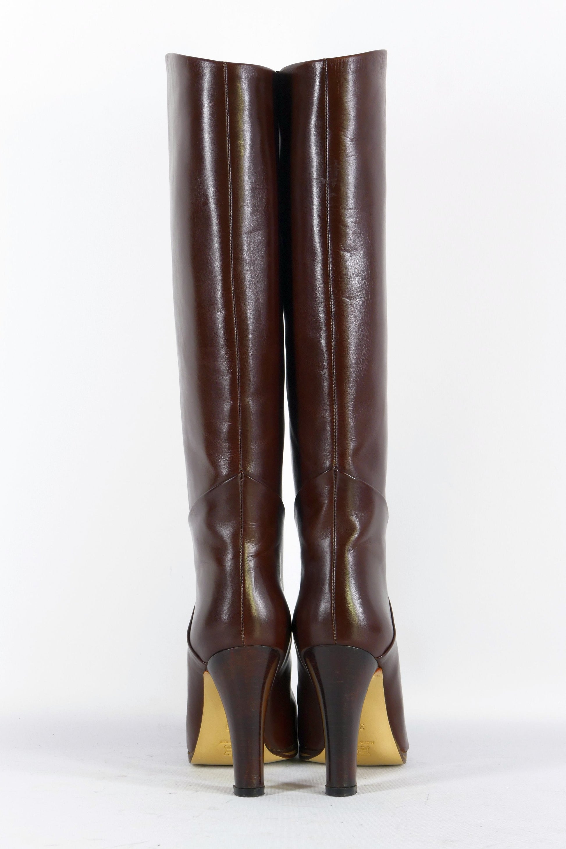 BUUTS Vintage Italia Vintage-Stiefel Leder kastanie 223025-6