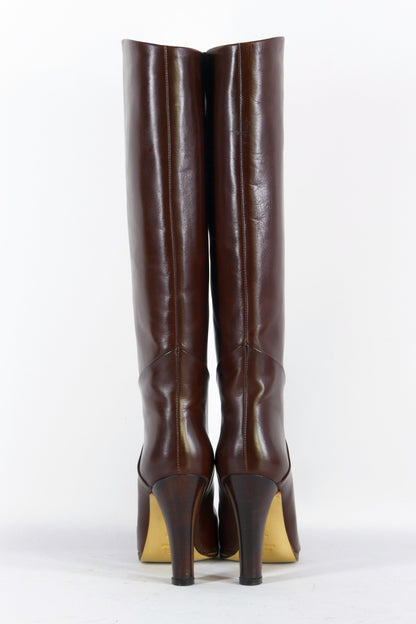 BUUTS Vintage Italia Vintage-Stiefel Leder kastanie 223025-6