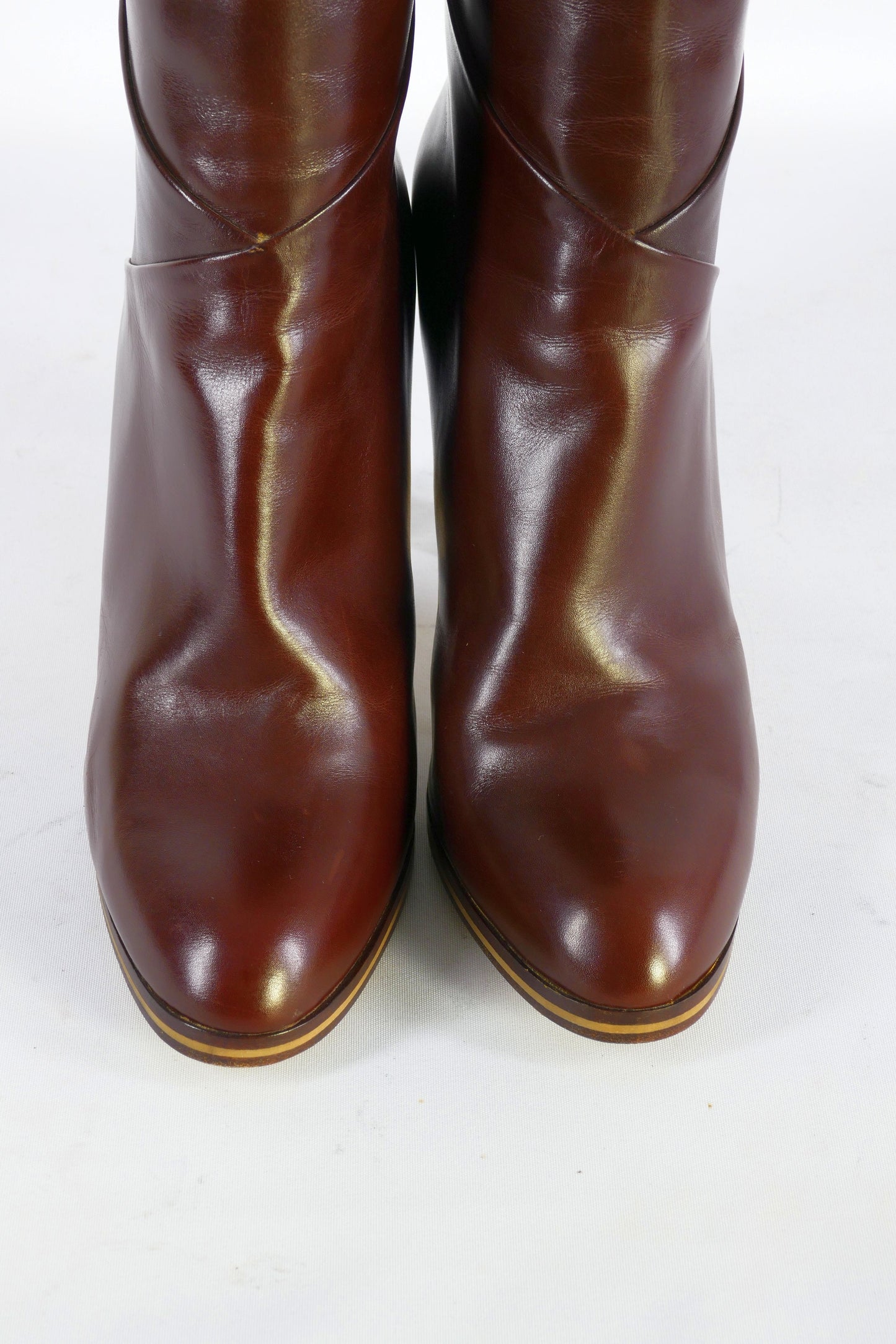 BUUTS Vintage Italia Vintage-Stiefel Leder kastanie 223025-8
