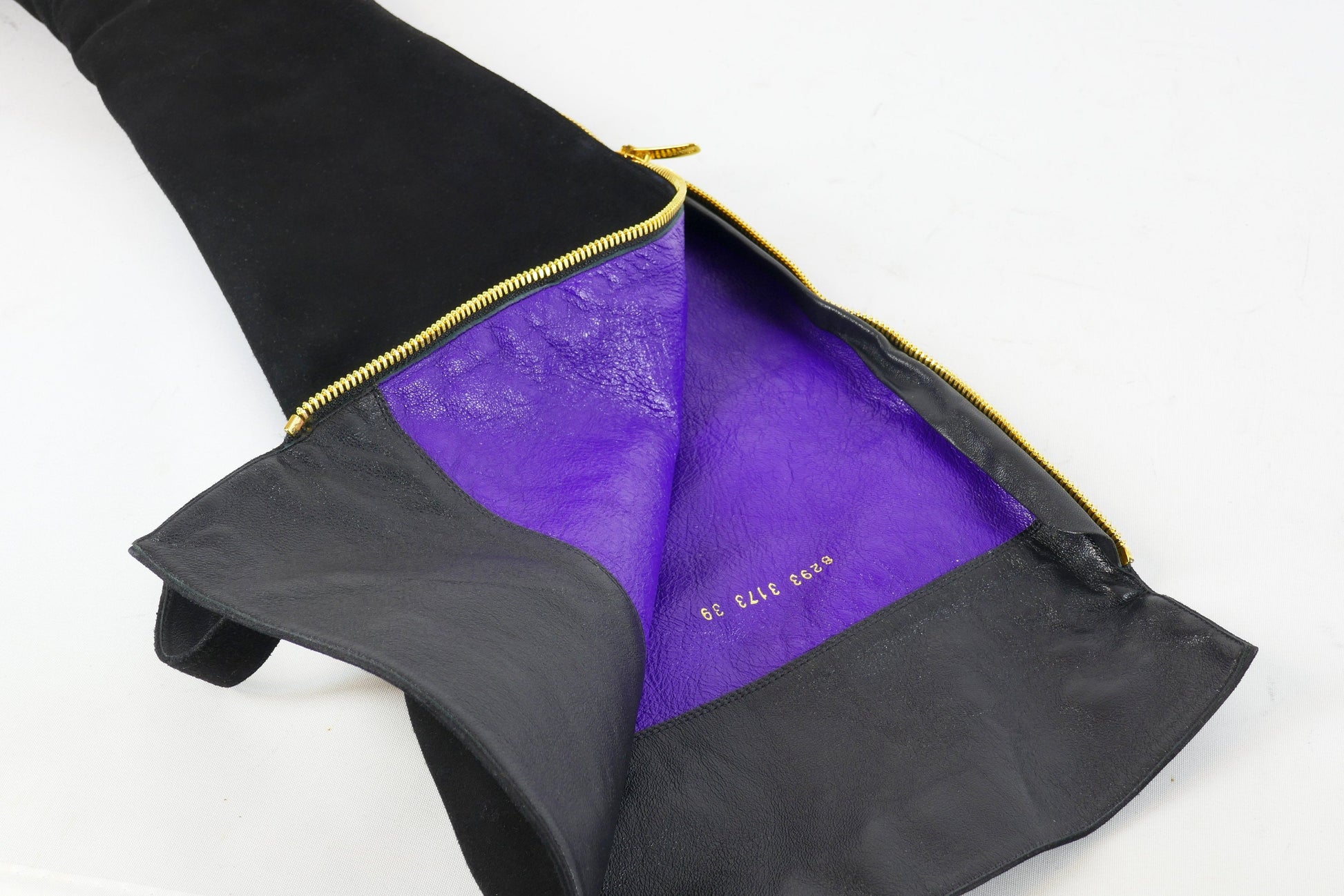 BUUTS Sergio Rossi Overknees Wildleder schwarz 223029-11