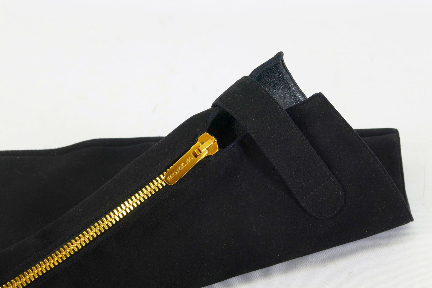 BUUTS Sergio Rossi Overknees Wildleder schwarz 223029-12