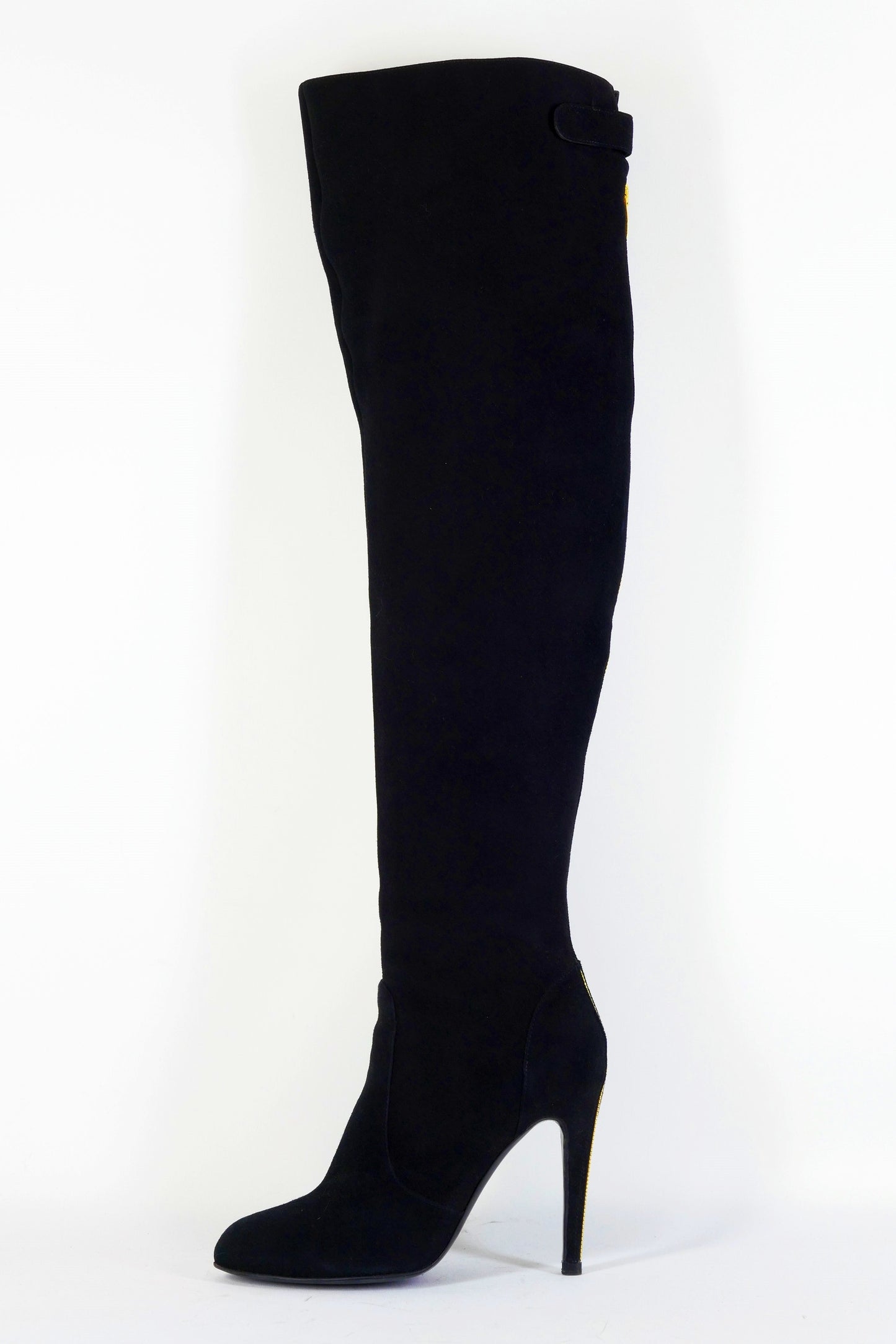 BUUTS Sergio Rossi Overknees Wildleder schwarz 223029-1