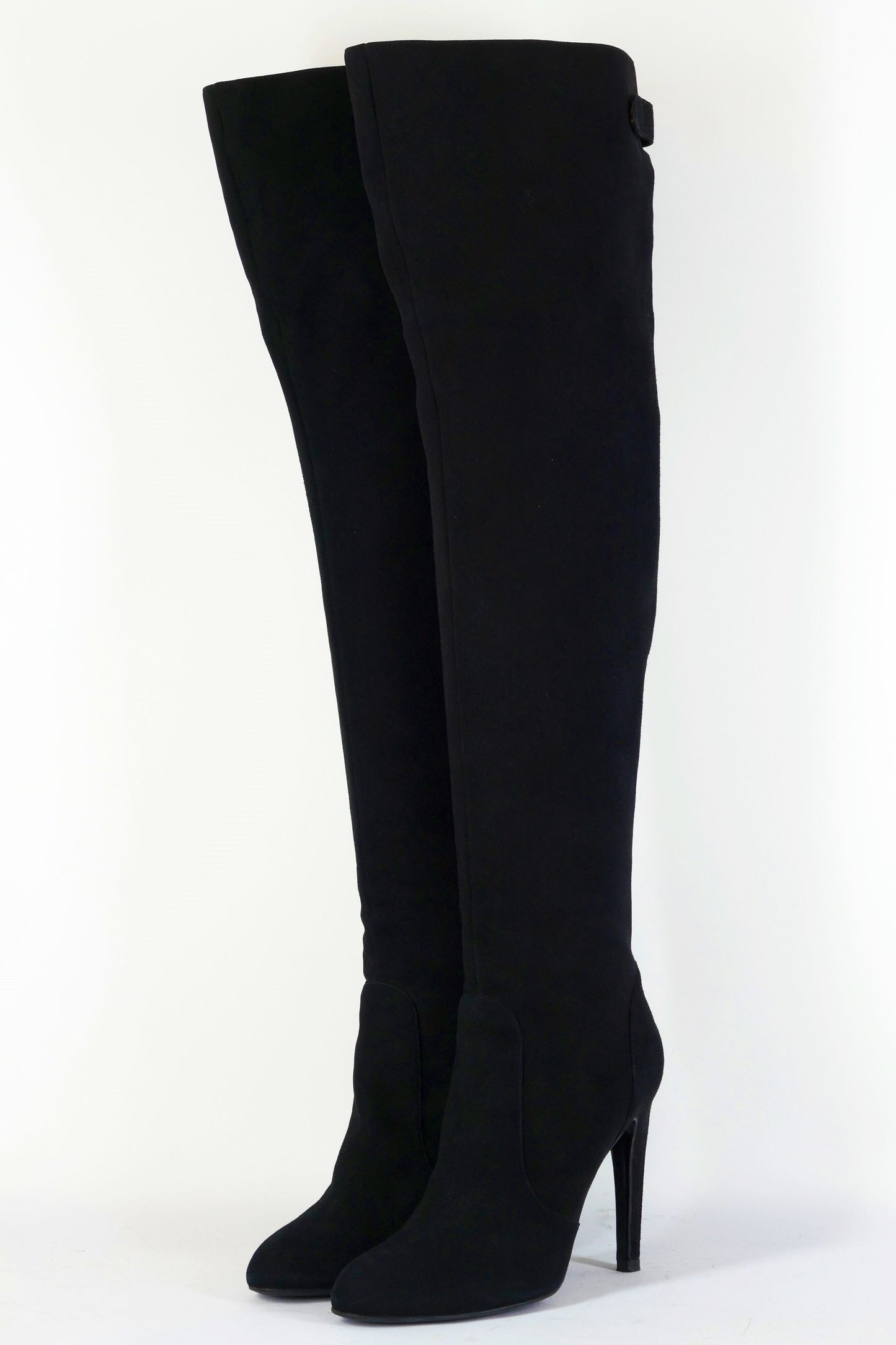 BUUTS Sergio Rossi Overknees Wildleder schwarz 223029-2