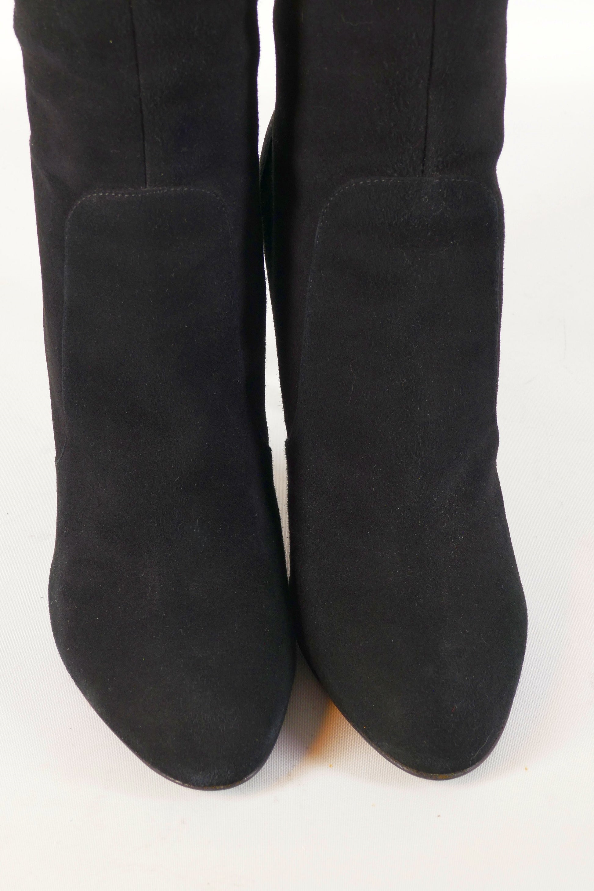 BUUTS Sergio Rossi Overknees Wildleder schwarz 223029-8