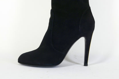 BUUTS Sergio Rossi Overknees Wildleder schwarz 223029-9