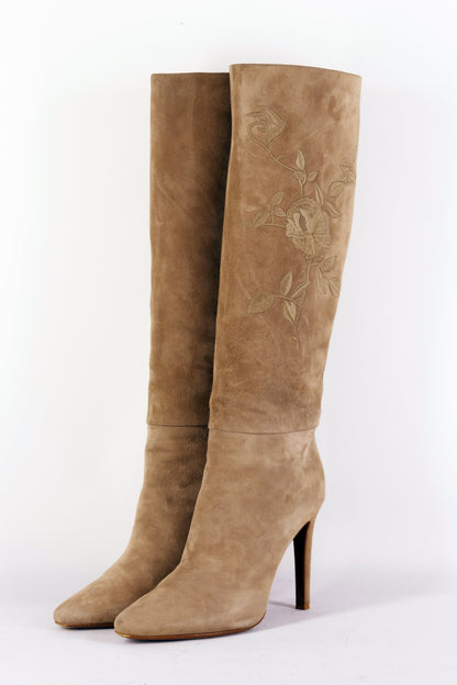 BUUTS Ralph Lauren Stiefel Wildleder camel 223031-2