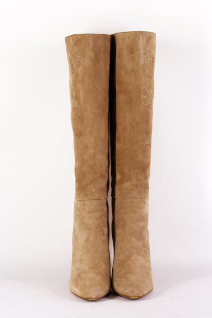 BUUTS Ralph Lauren Stiefel Wildleder camel 223031-5