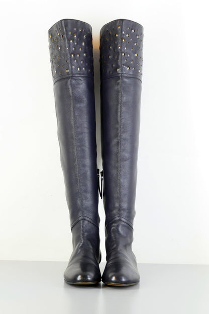 BUUTS Valentino Overknees Leder schwarz 223033-6