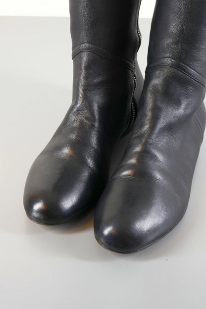 BUUTS Valentino Overknees Leder schwarz 223033-7