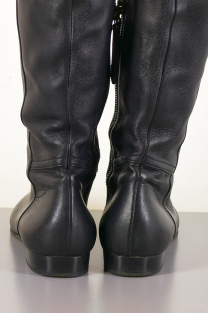 BUUTS Valentino Overknees Leder schwarz 223033-8