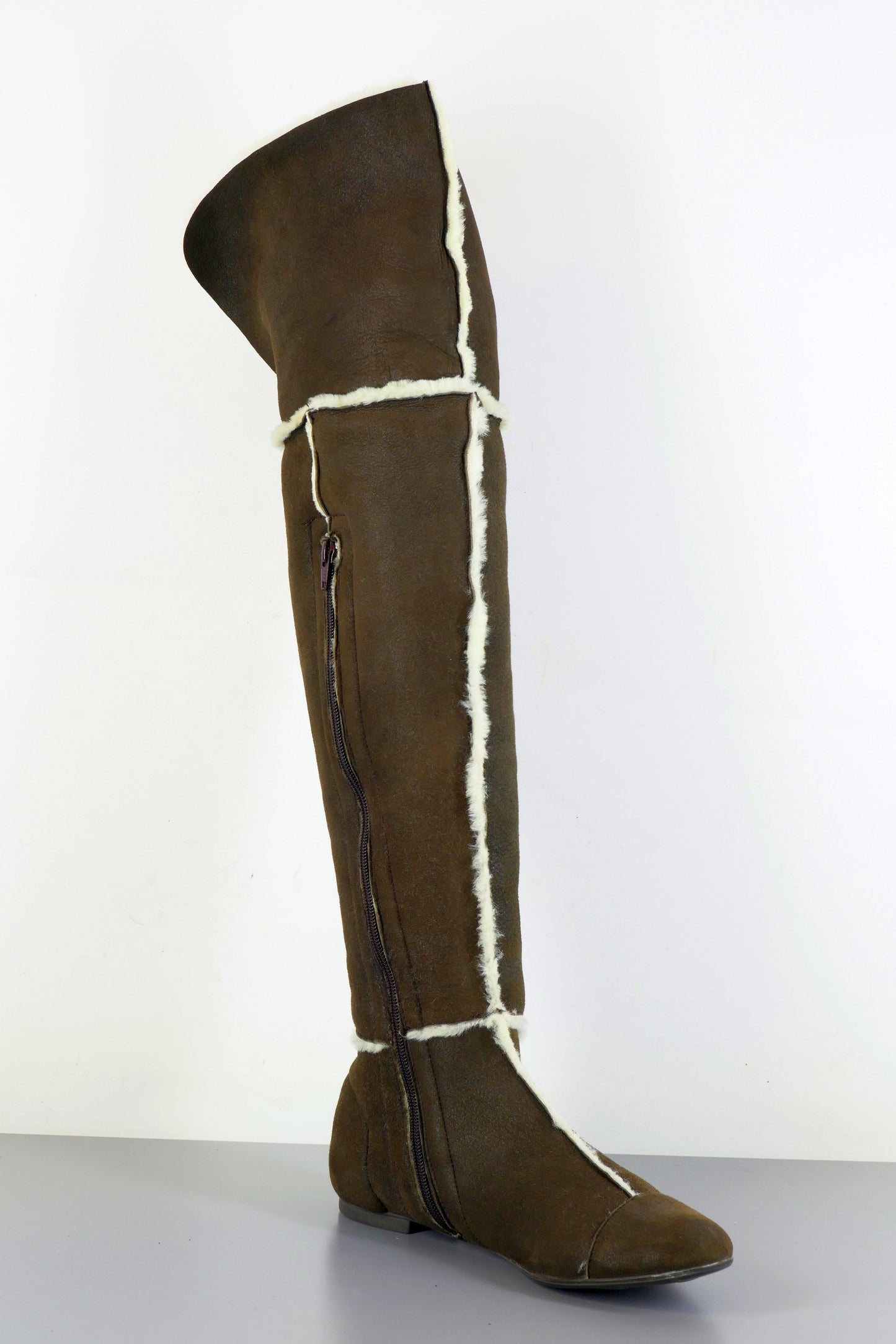 BUUTS AGL Overknees Wildleder dunkelbraun 223034-2