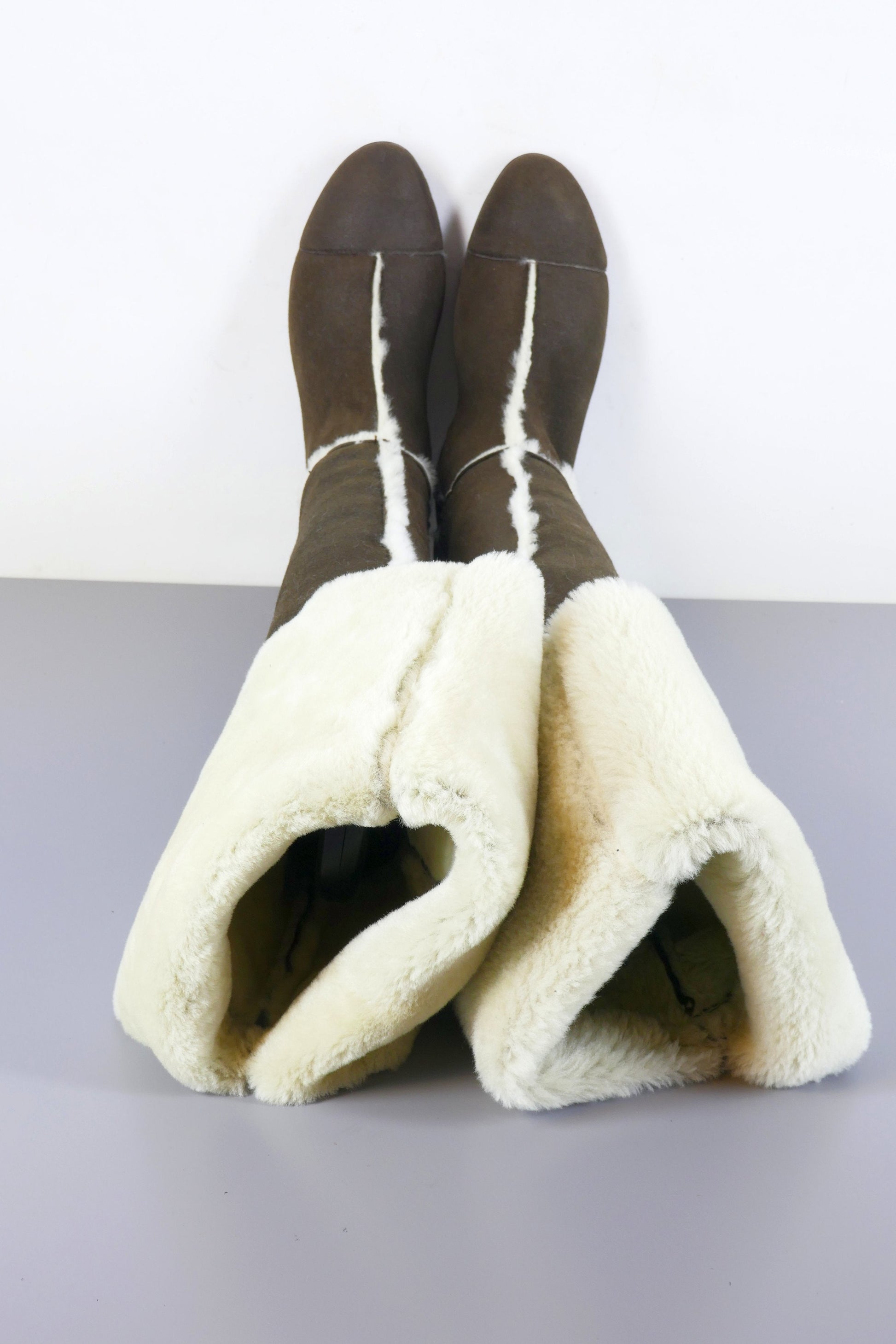 BUUTS AGL Overknees Wildleder dunkelbraun 223034-4