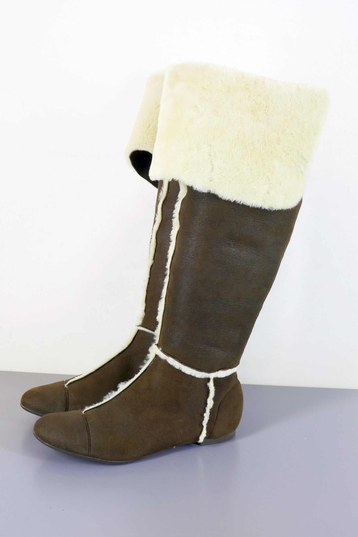 BUUTS AGL Overknees Wildleder dunkelbraun 223034-5