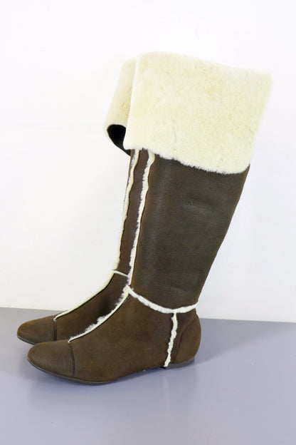 BUUTS AGL Overknees Wildleder dunkelbraun 223034-5