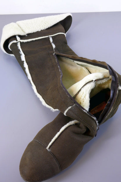 BUUTS AGL Overknees Wildleder dunkelbraun 223034-8