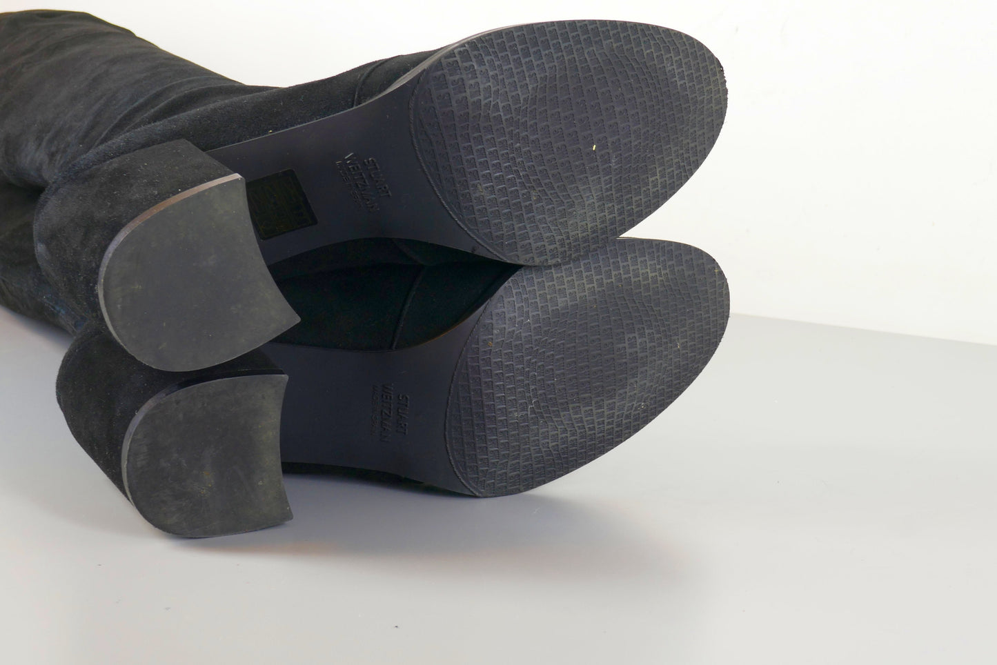 BUUTS Stuart Weitzmann Overknees Wildleder schwarz 223036-10