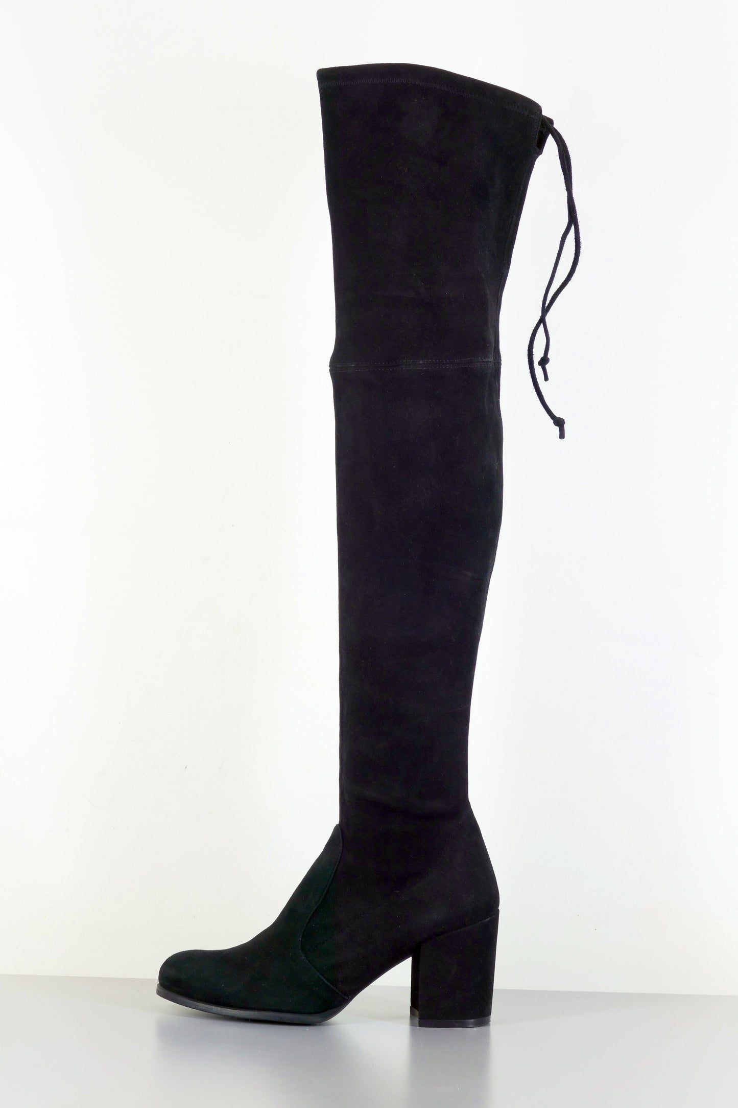 BUUTS Stuart Weitzmann Overknees Wildleder schwarz 223036-1