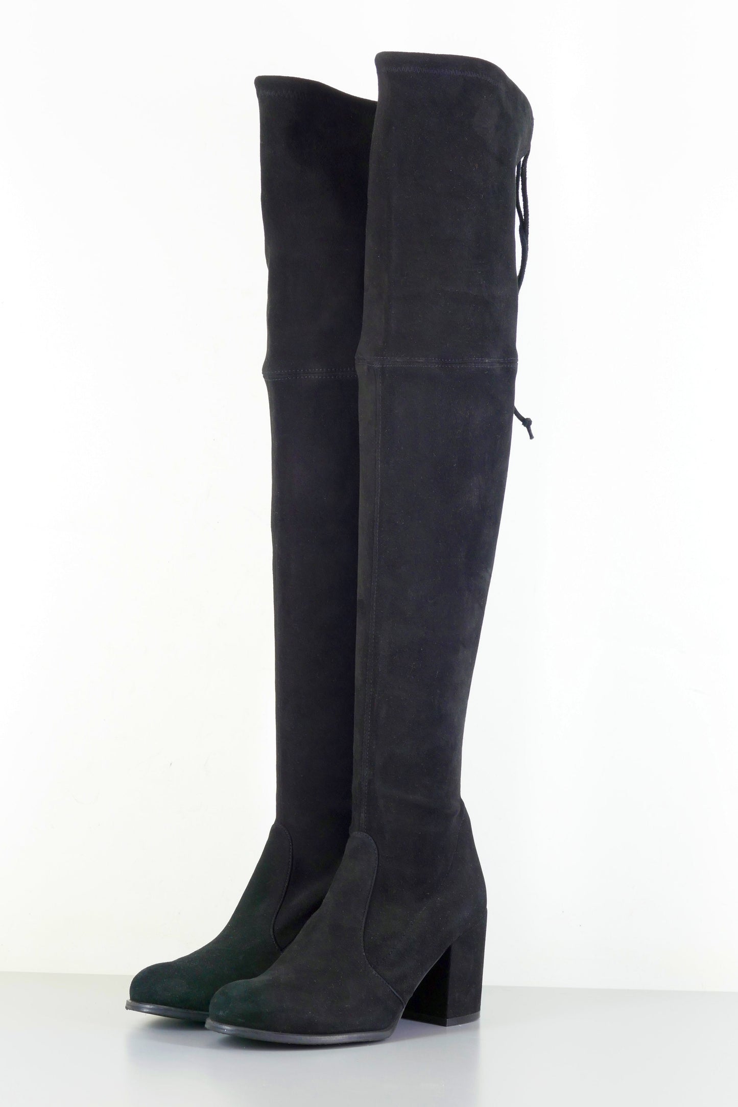 BUUTS Stuart Weitzmann Overknees Wildleder schwarz 223036-2