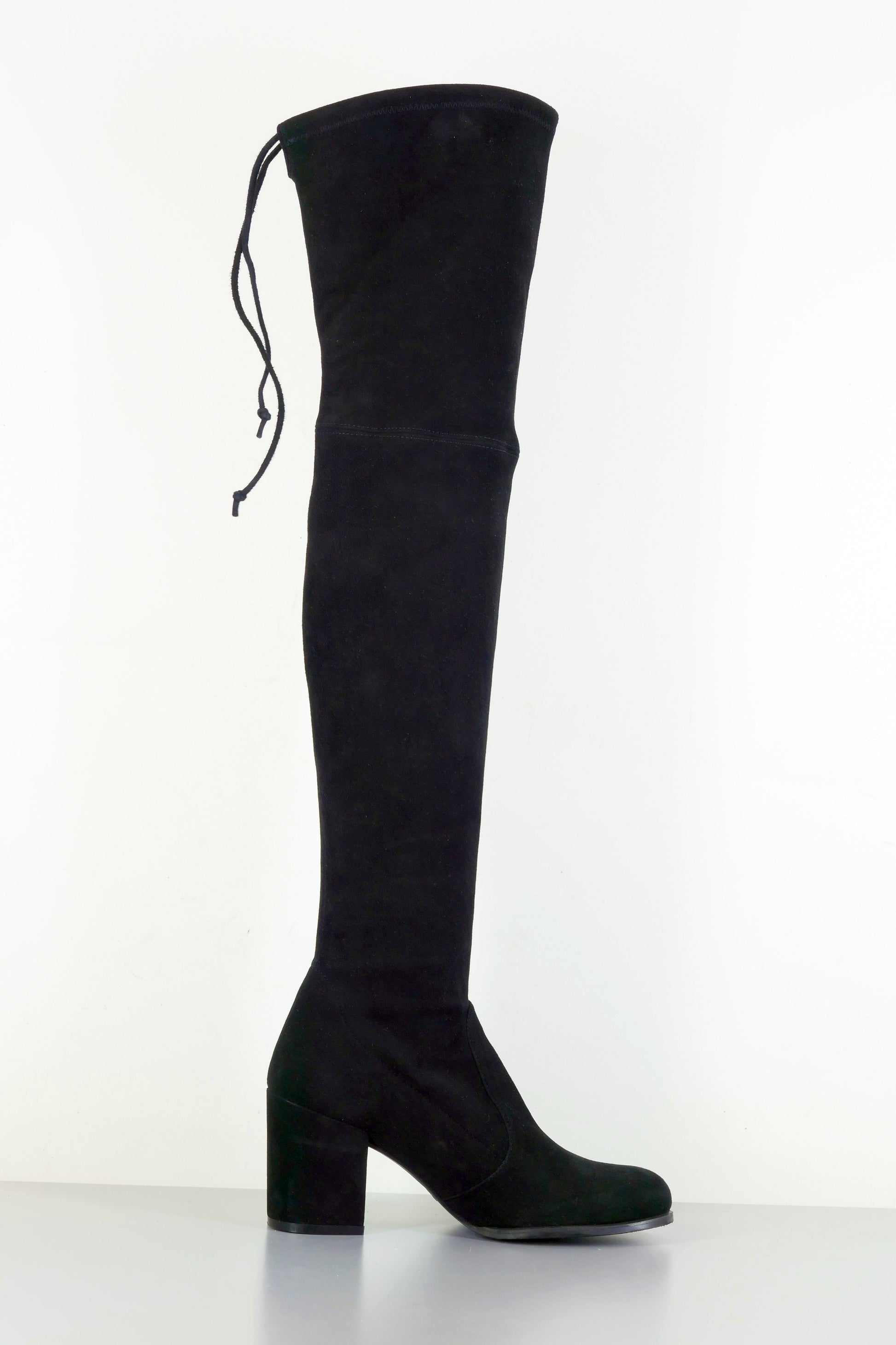 BUUTS Stuart Weitzmann Overknees Wildleder schwarz 223036-3