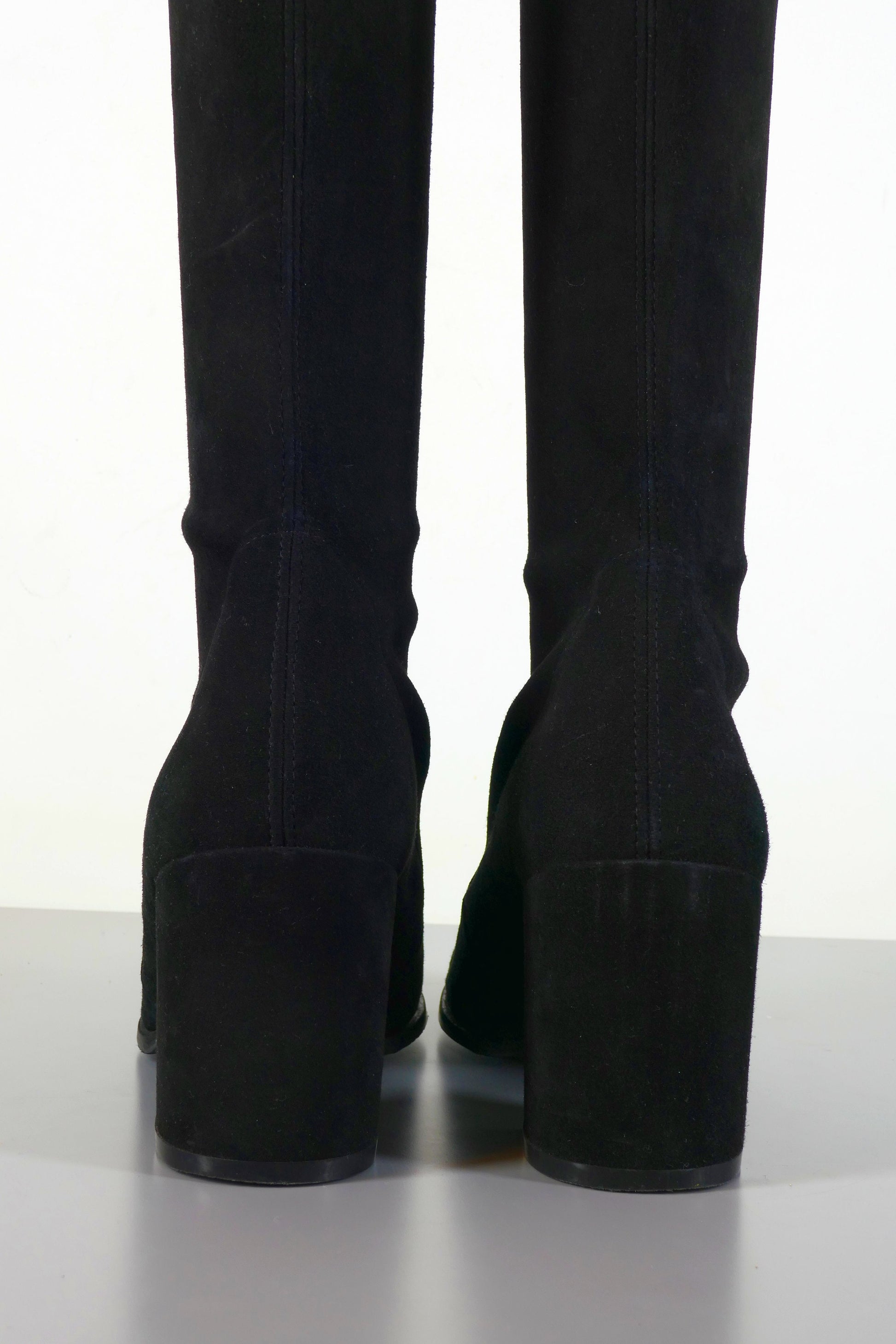 BUUTS Stuart Weitzmann Overknees Wildleder schwarz 223036-8