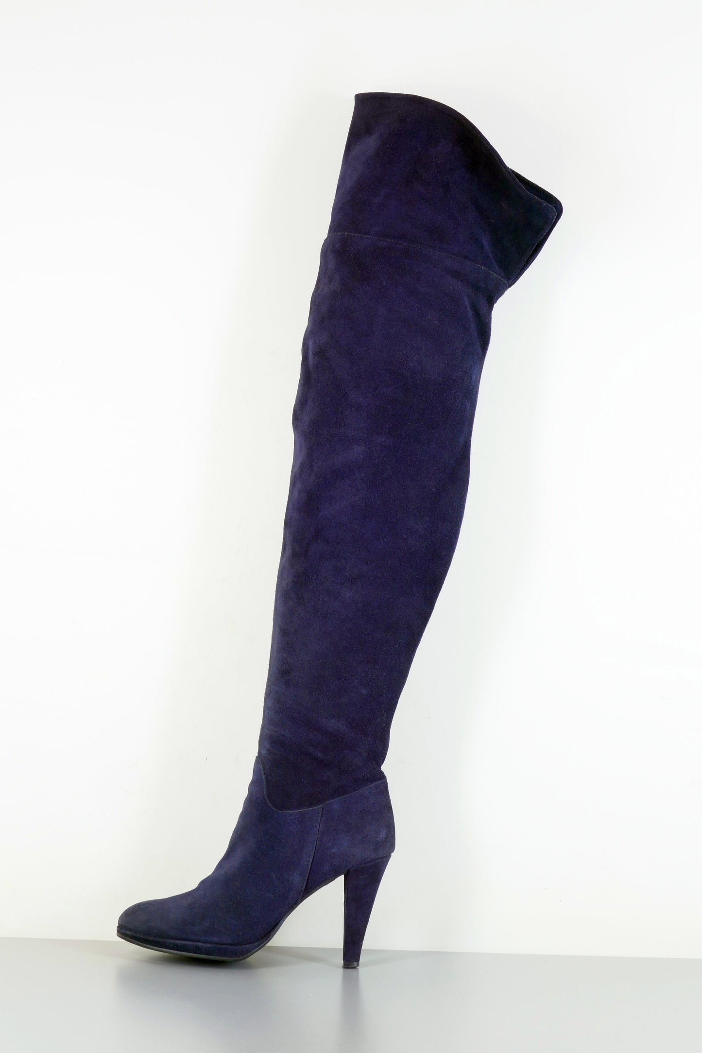 BUUTS GEOX Overknees Wildleder dunkelblau 223038-1