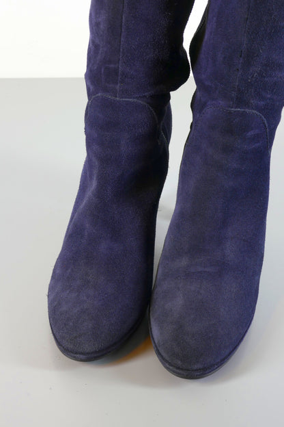 BUUTS GEOX Overknees Wildleder dunkelblau 223038-7