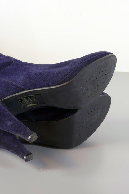 BUUTS GEOX Overknees Wildleder dunkelblau 223038-8