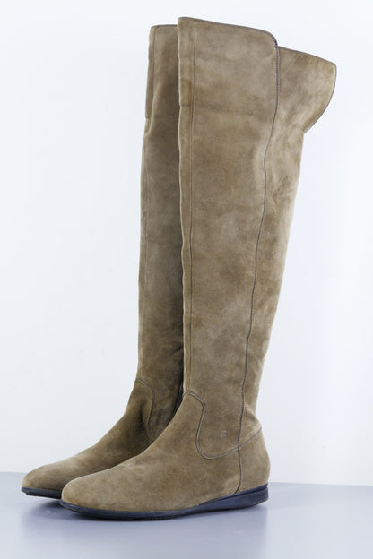 BUUTS Fratelli Rosetti Overknees Wildleder schlamm 223039-2