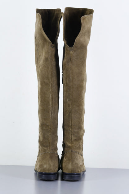 BUUTS Fratelli Rosetti Overknees Wildleder schlamm 223039-4