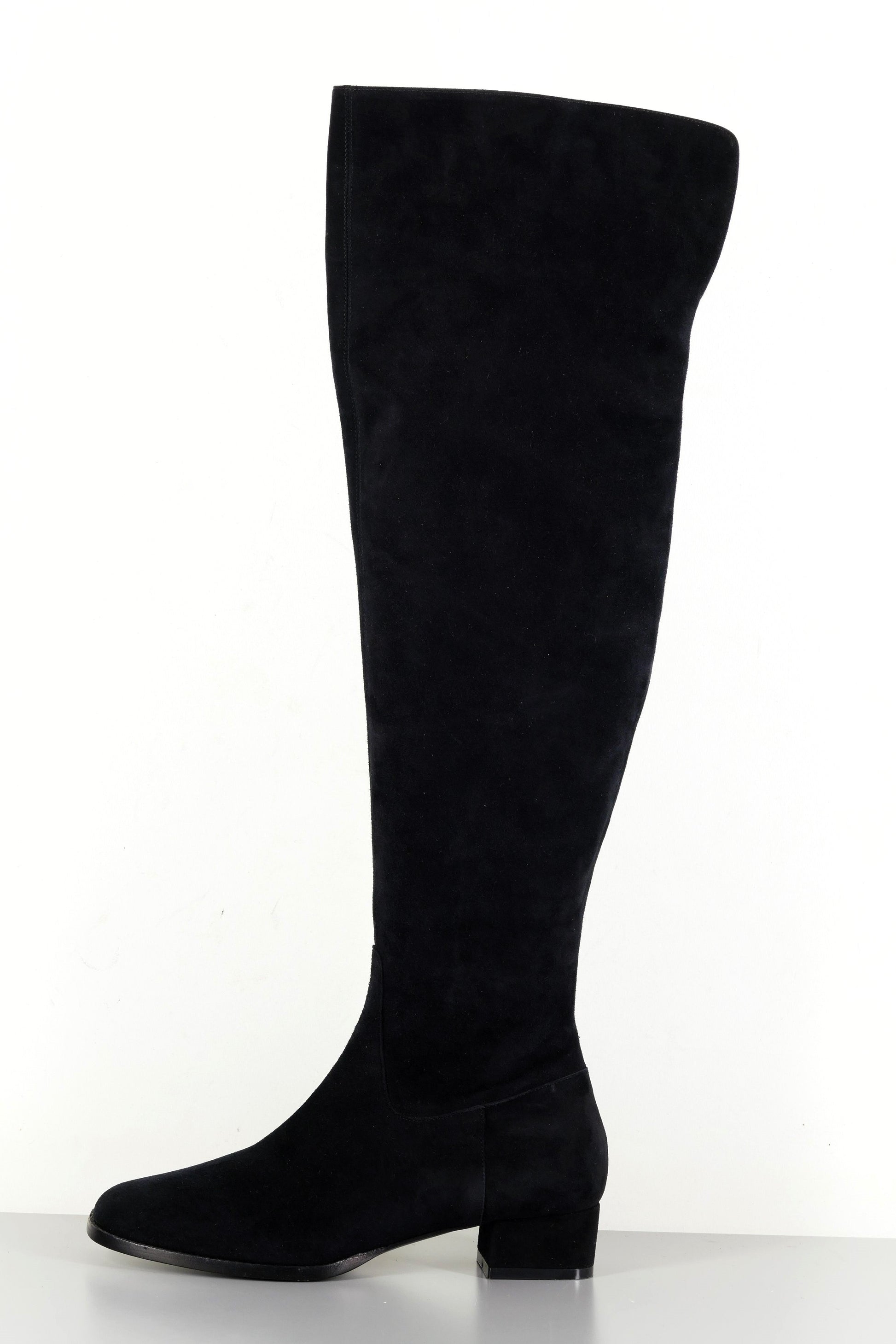 BUUTS Trussardi Overknees Wildleder schwarz 223040-1