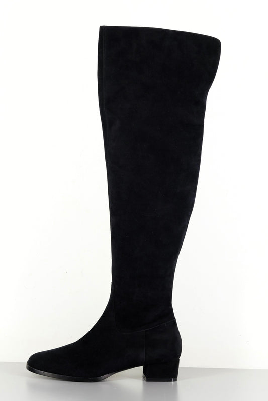 BUUTS Trussardi Overknees Wildleder schwarz 223040-1